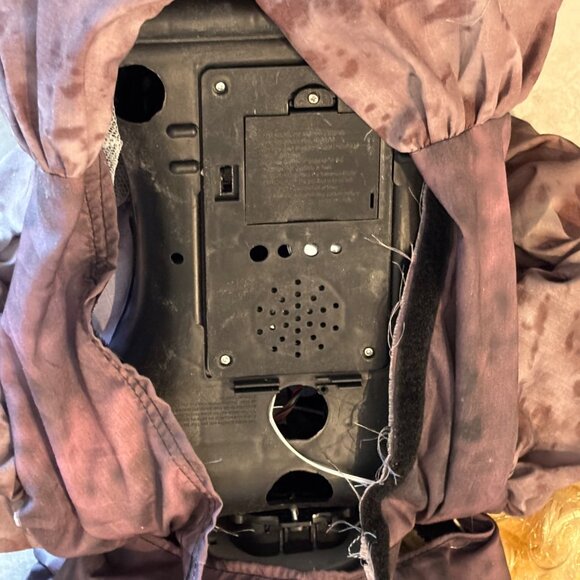 ELAMAS 4 ft Animatronic Halloween Doll With Double Face Glowing Red Eyes - Picture 8 of 9